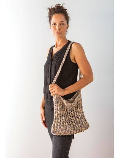 Matese Purse Knit Pattern | Free Knitting Patterns for Bags, Purses, and Totes at https://intheloopknitting.com/bag-purse-and-tote-free-knitting-patterns/