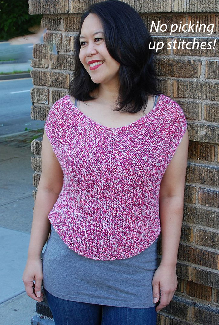 Easy Maxine Top Knitting Pattern
