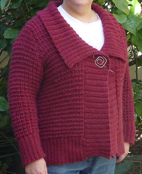Free Knitting Pattern for Mayer Cardigan