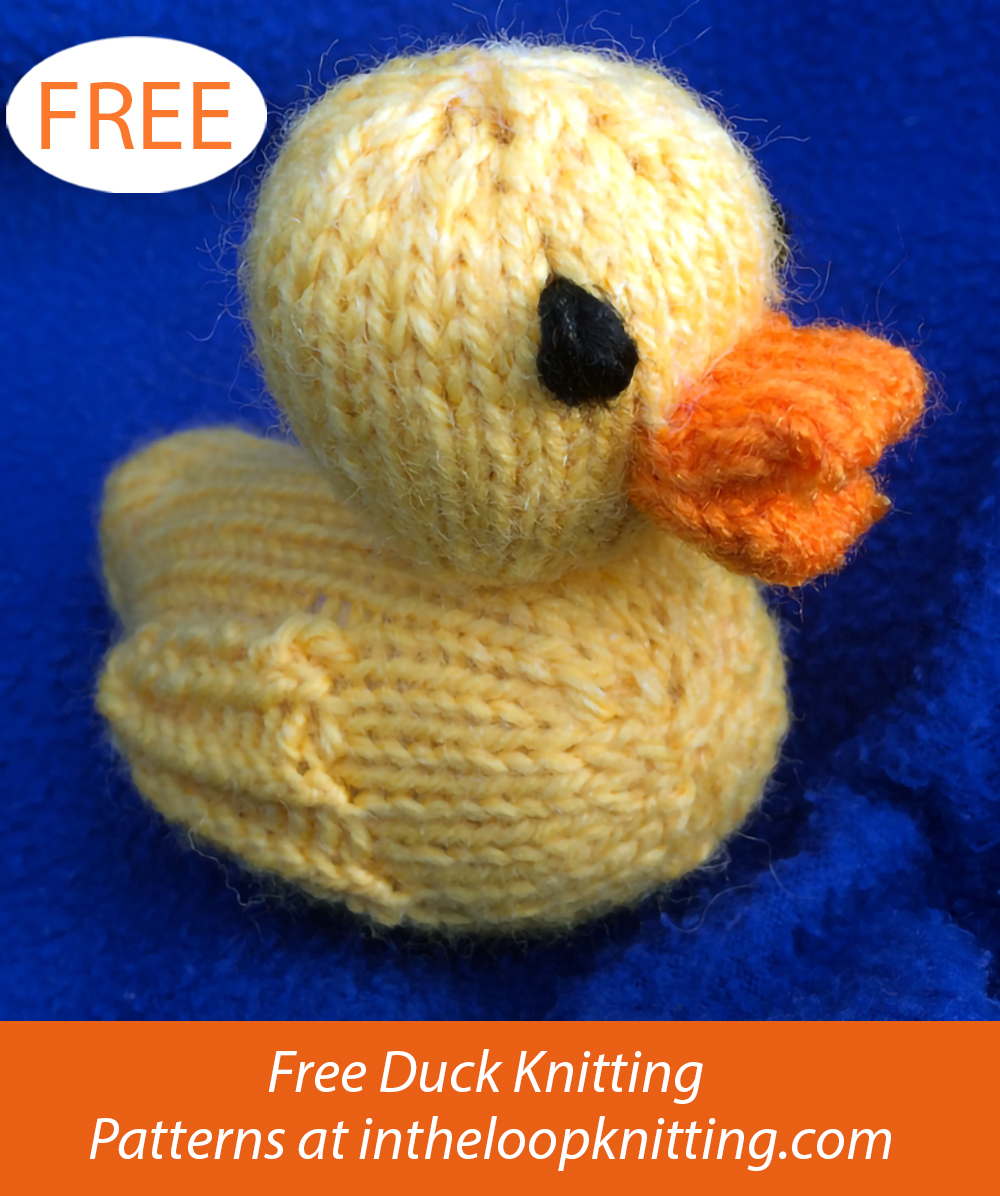 Free Stocking Stuffer McQuackerton Duck Knitting Pattern