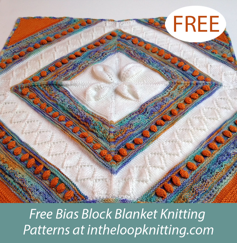 Free Megan's Counterpane  Blanket Knitting Pattern