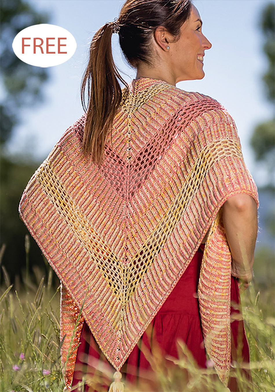 Free Melodia Shawl Knitting Pattern