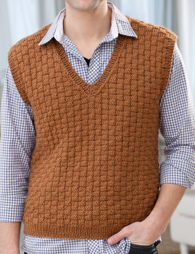 Knitting patterns for hot sale gents sweater