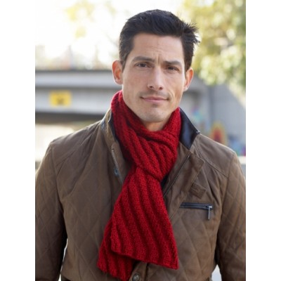 Free knitting pattern for Men's Interchangeable Scarves and more knitting patterns for men