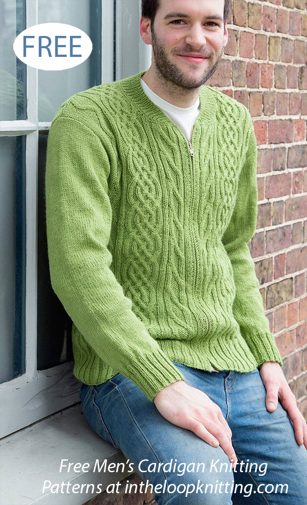 Mens Varsity Jacket  Knitting Patterns