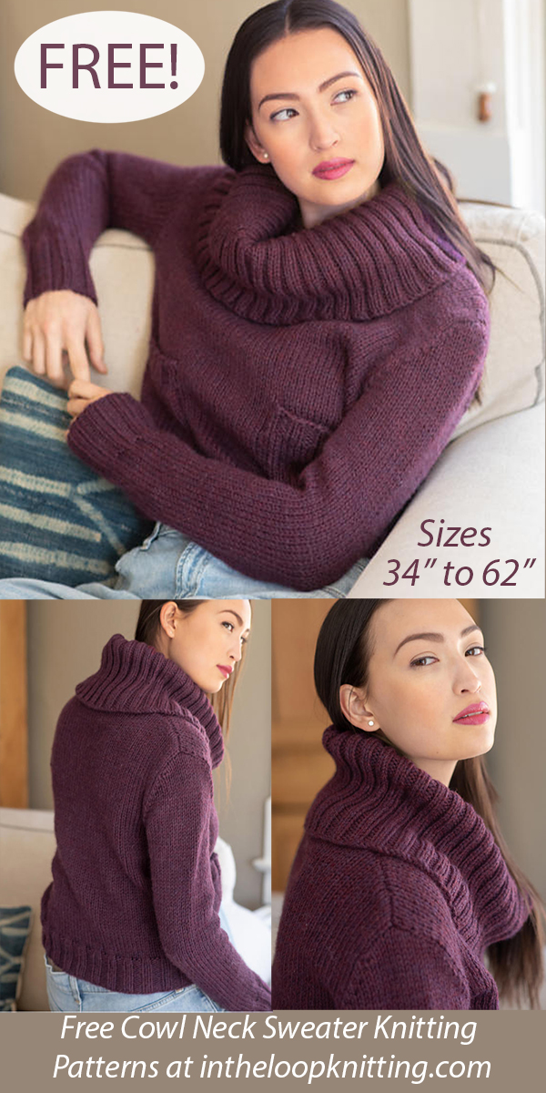 Free Women's Sweater Knitting Pattern Mere Pullover