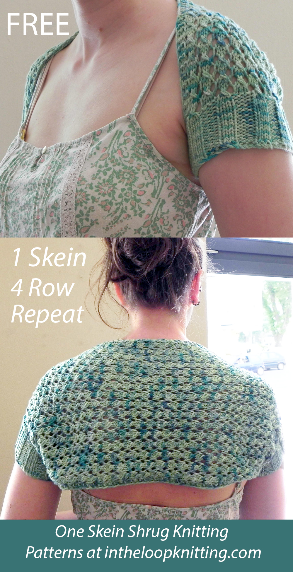 Free One Skein Knitting Pattern Mermaid Shrug