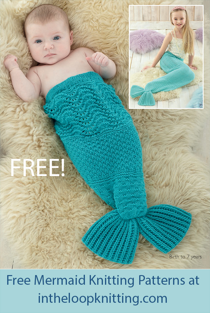 KnuthMarf pattern knit mermaid black-