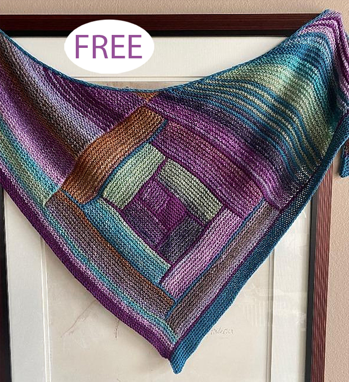 Free Knitting Pattern Merriam Shawl 808e
