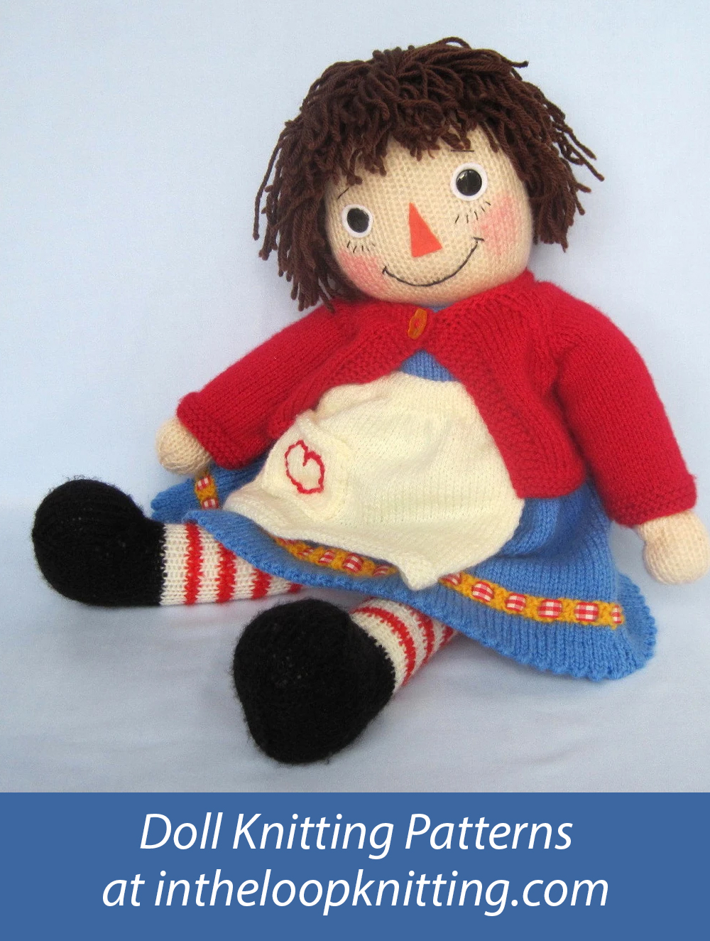 Raggedy Ann Doll Knitting Pattern