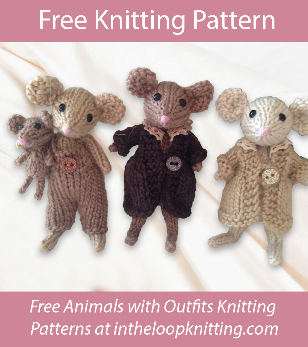Mice Sisters Knitting Pattern
