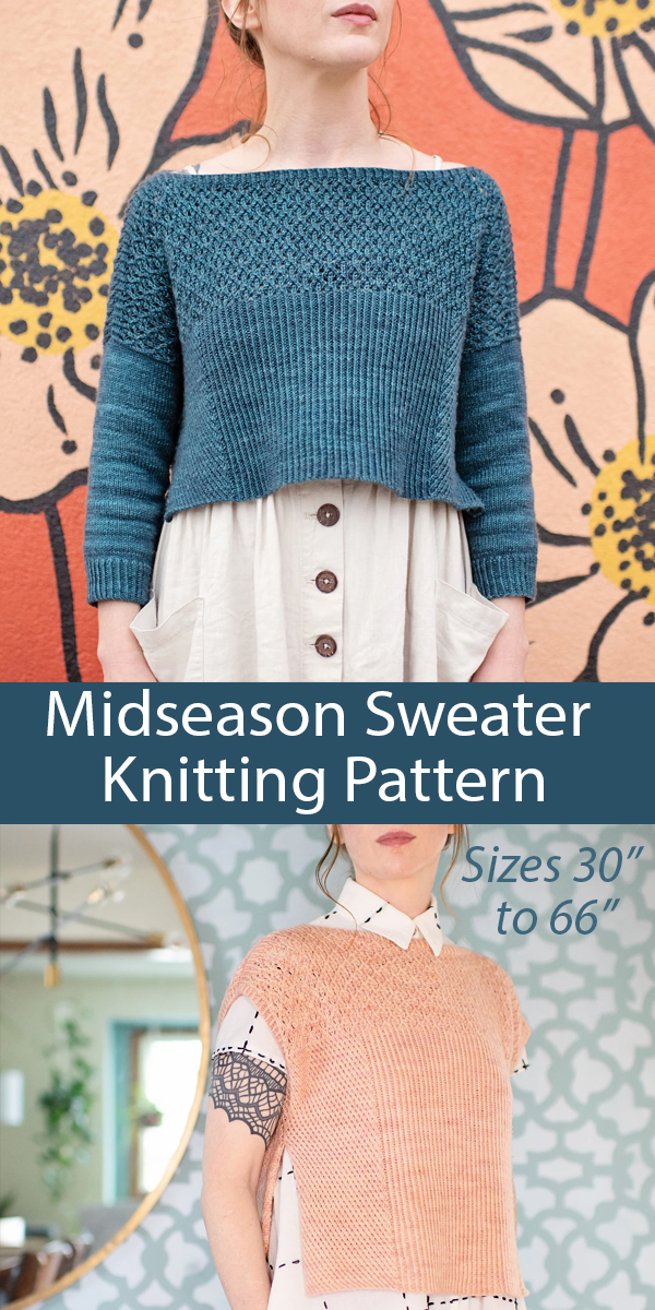 Midseason Sweater Knitting Pattern