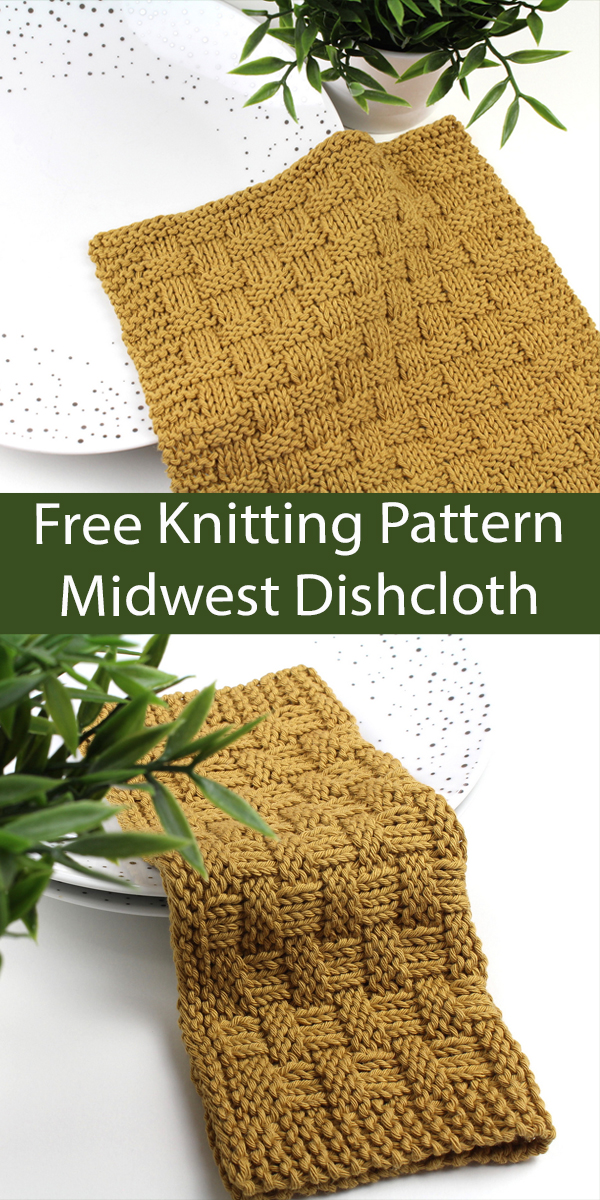 Midwest Dishcloth Free Knitting Pattern