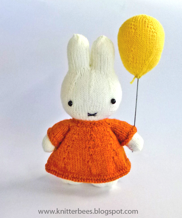 Free knitting pattern for Miffy Bunny