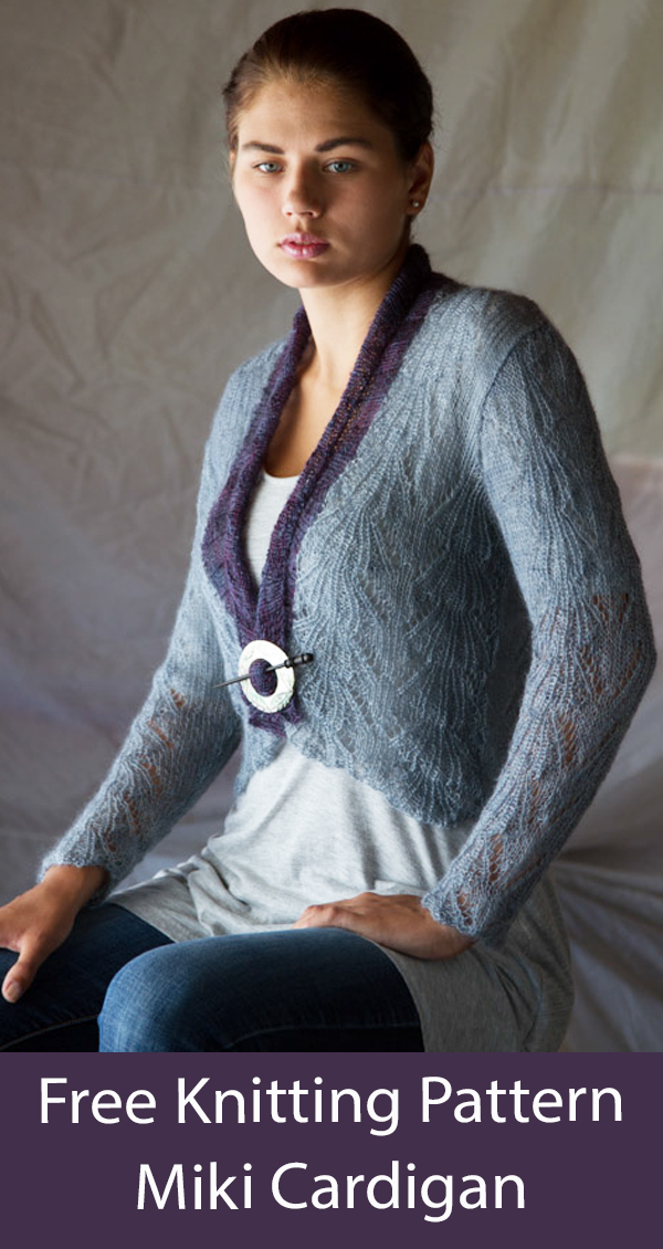 Miki Cardigan Free Knitting Pattern