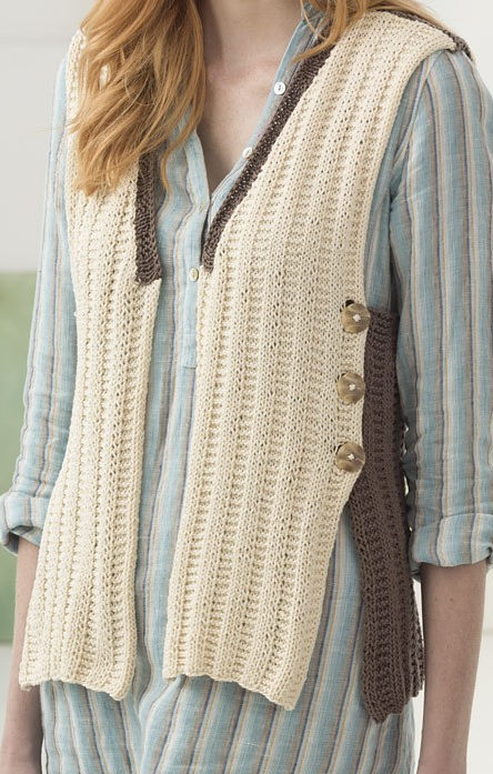 Free Knitting Pattern for Milford Vest