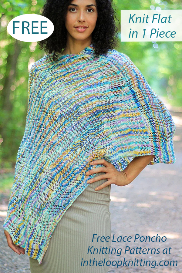 Free Mimosa Poncho Knitting Pattern