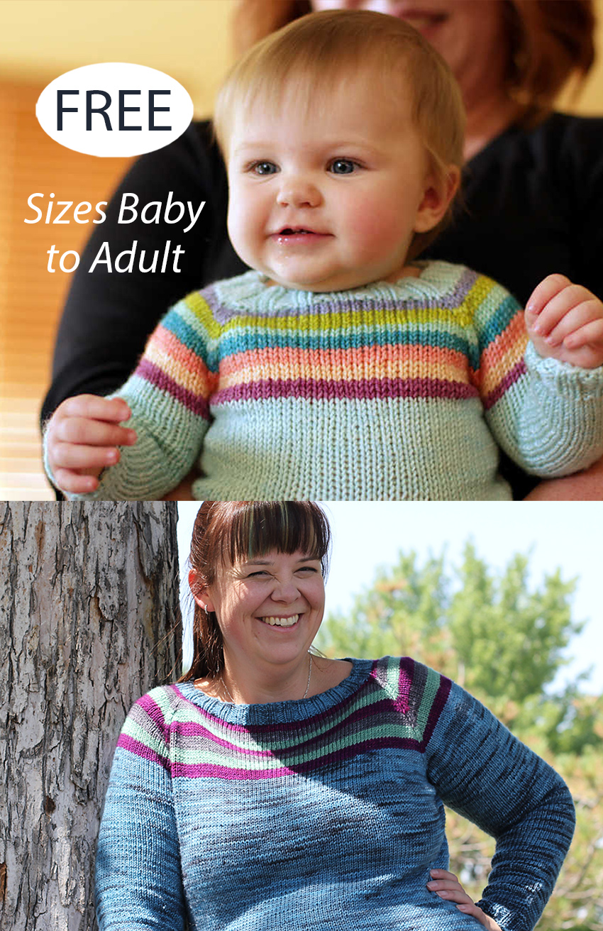 Free Family Mindless Sweater Knitting Patterns