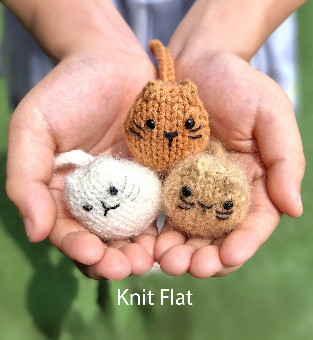 Free Mini Cats Knitting Pattern