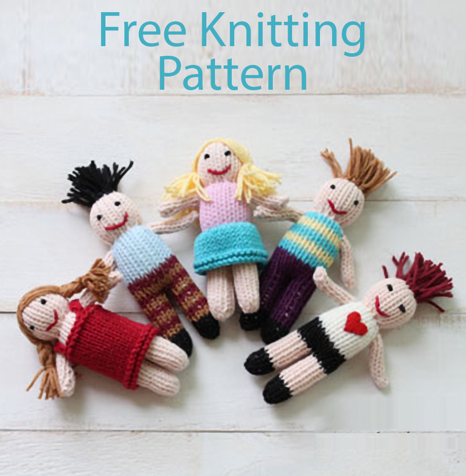 Free Mini dolls Family Knitting Pattern