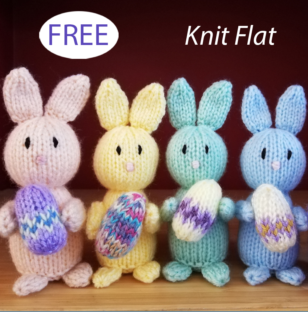 Free Mini Easter Bunny Knitting Pattern