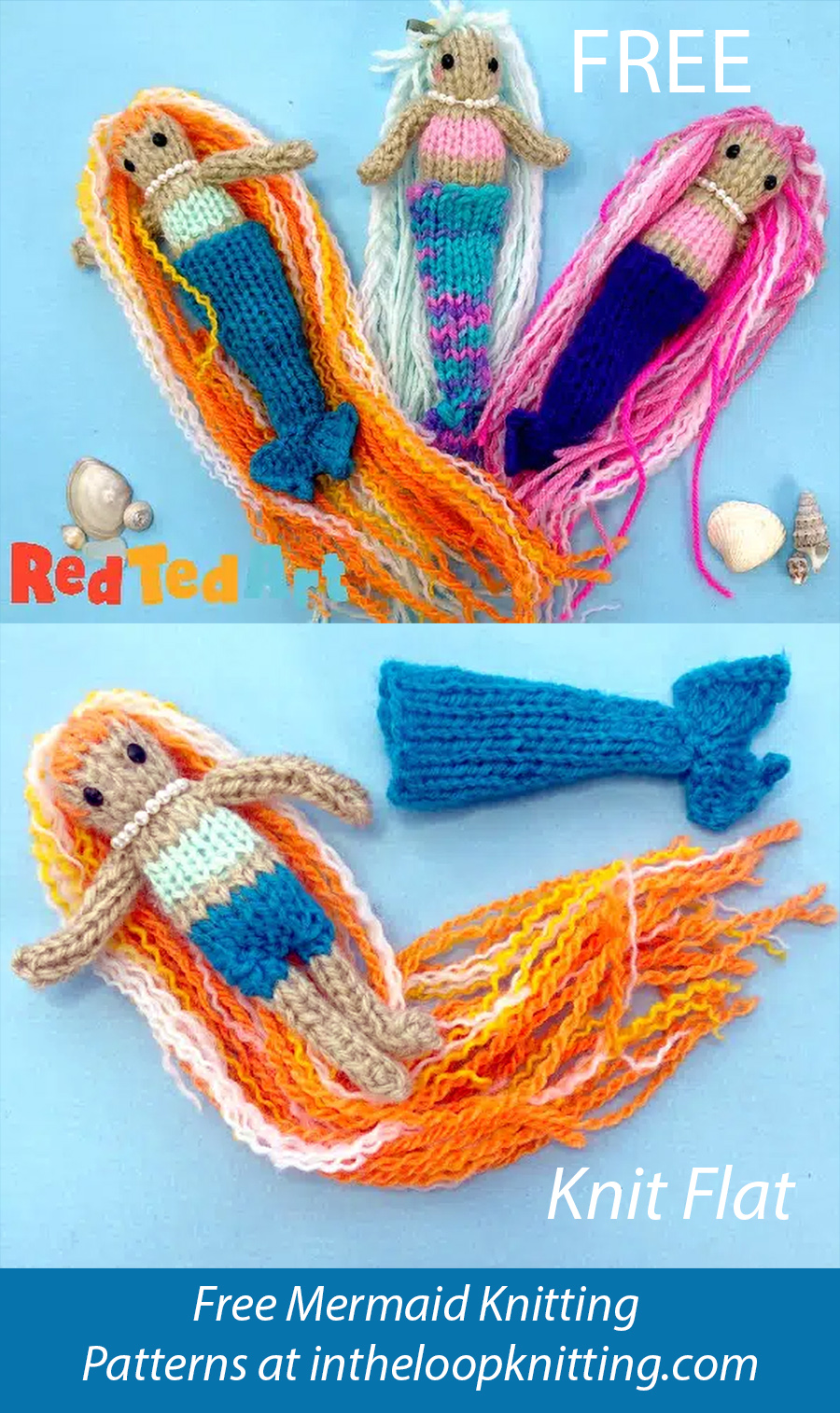 Free Mini Mermaid Knitting Pattern