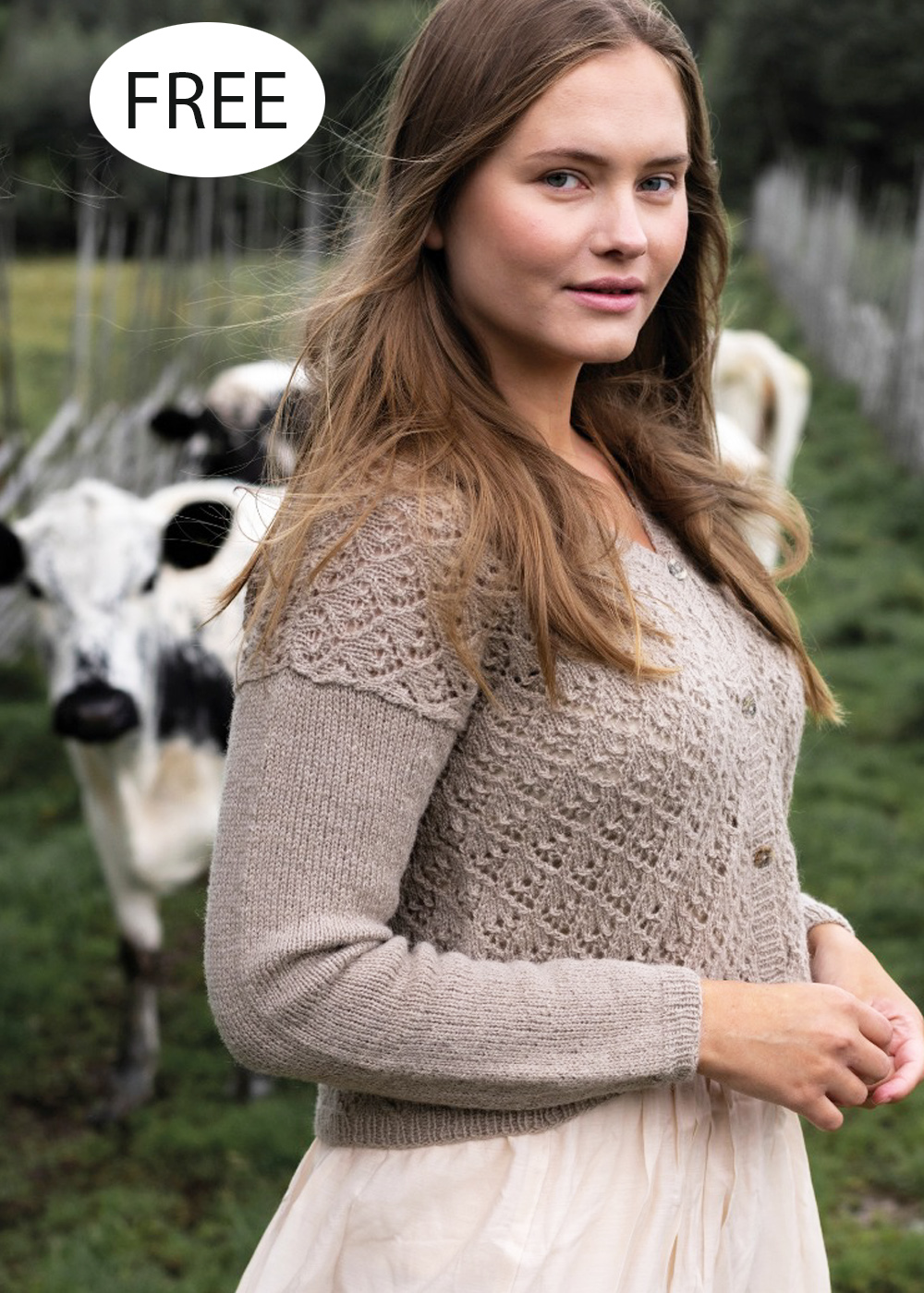 Minne  Cardigan Knitting Pattern Set