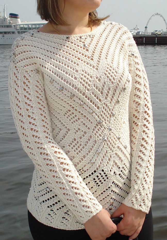 Knitting Pattern for Minnette Pullover