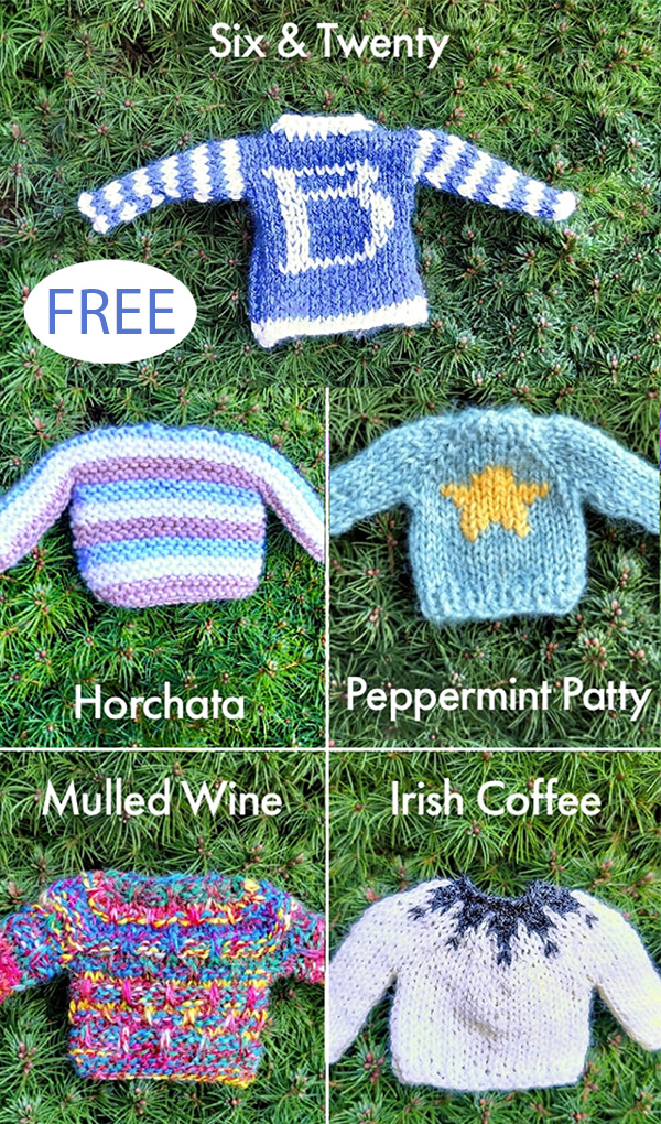 Free Minutia '23 knitting patterns