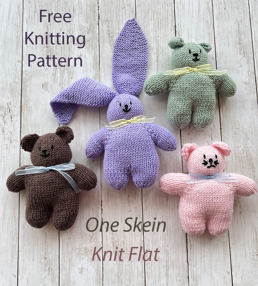 Free Knitting Pattern MiraMar Baby Animals
