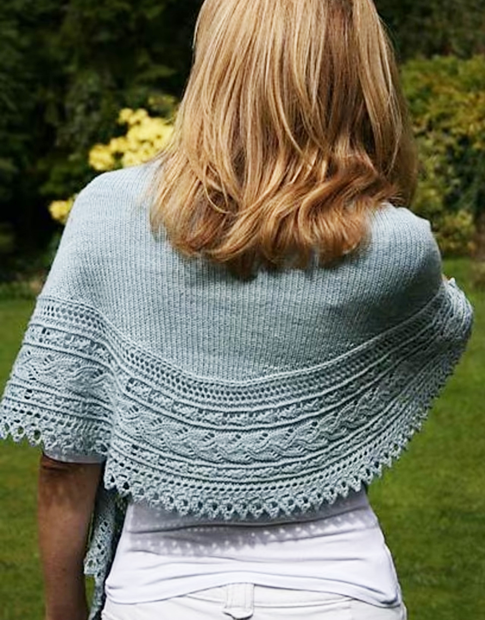 Miss Bennett Wrap Shawl Knitting Pattern