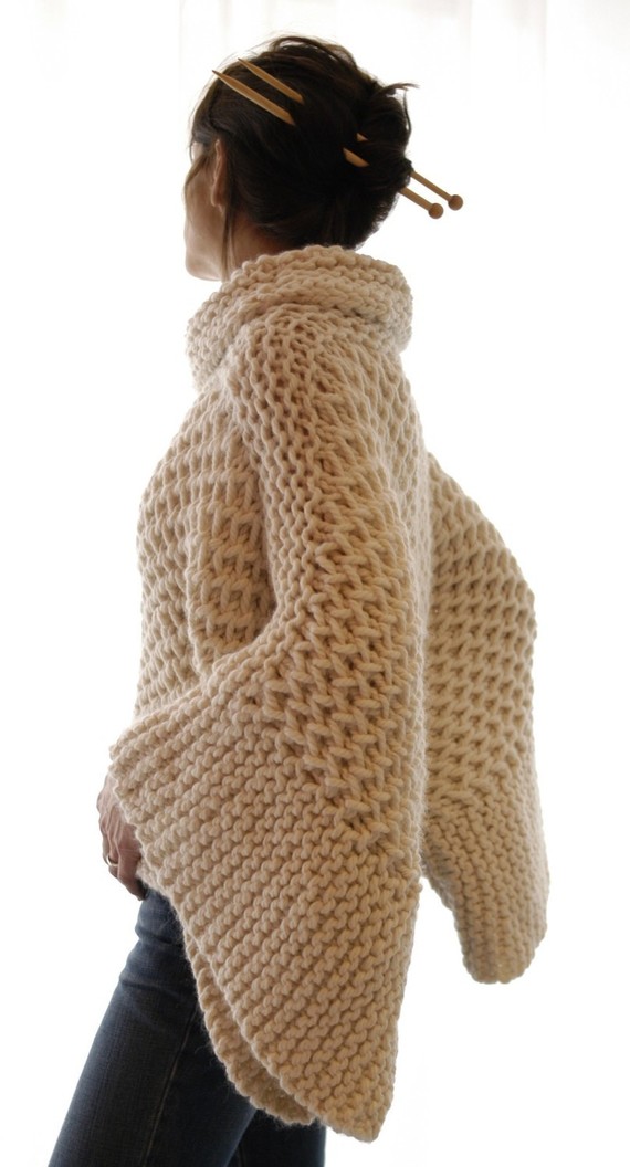 Knitting pattern Misti Brioche Honeycomb Sweater