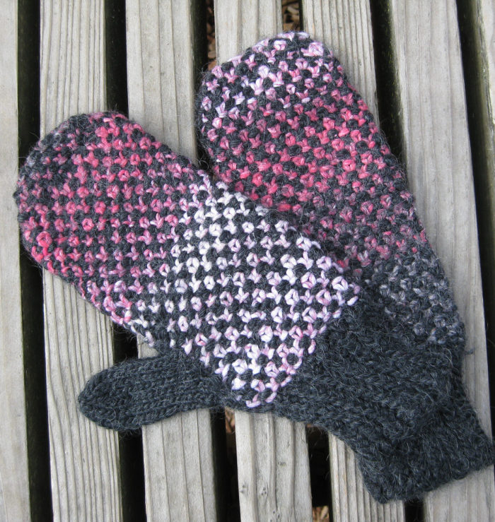 Free Knitting Pattern for Mittens Interrupted