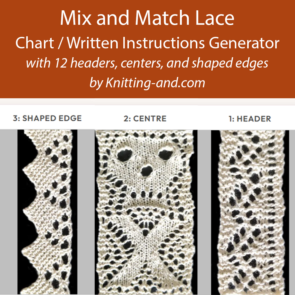 Free Mix and Match Lace Halloween Knitting Pattern