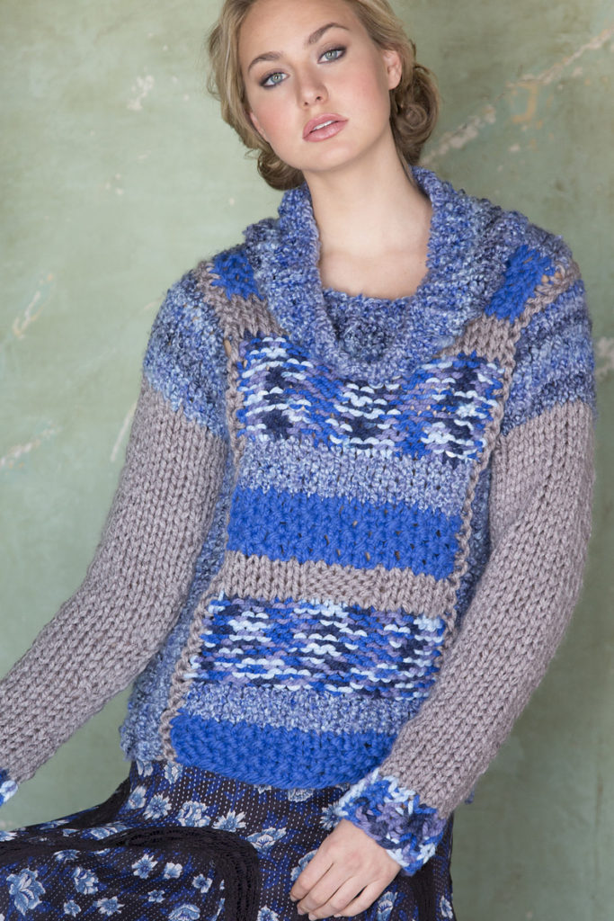 Free Mixed Textures Pullover