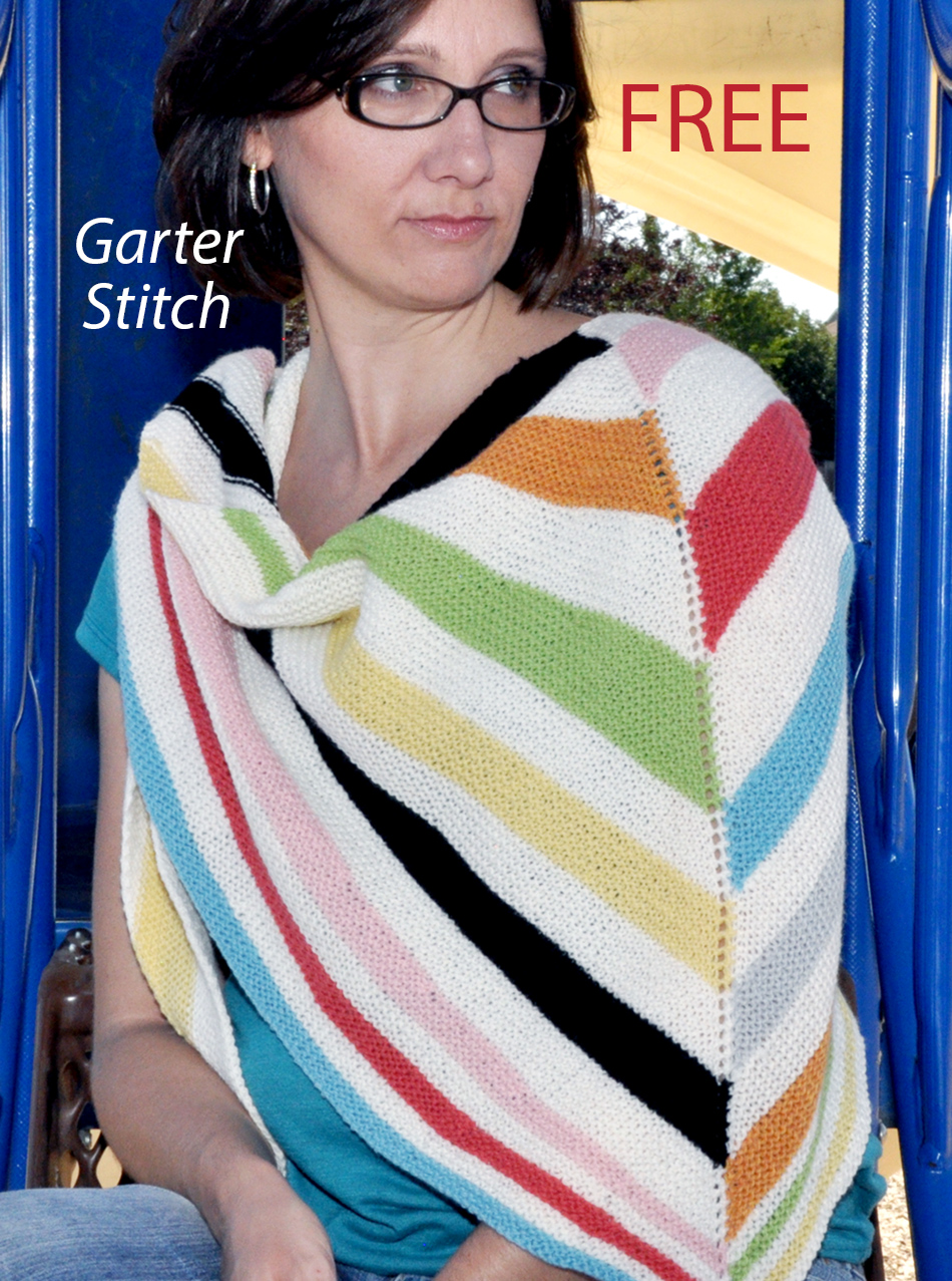 Free Mod Maude Shawl  Knitting Pattern