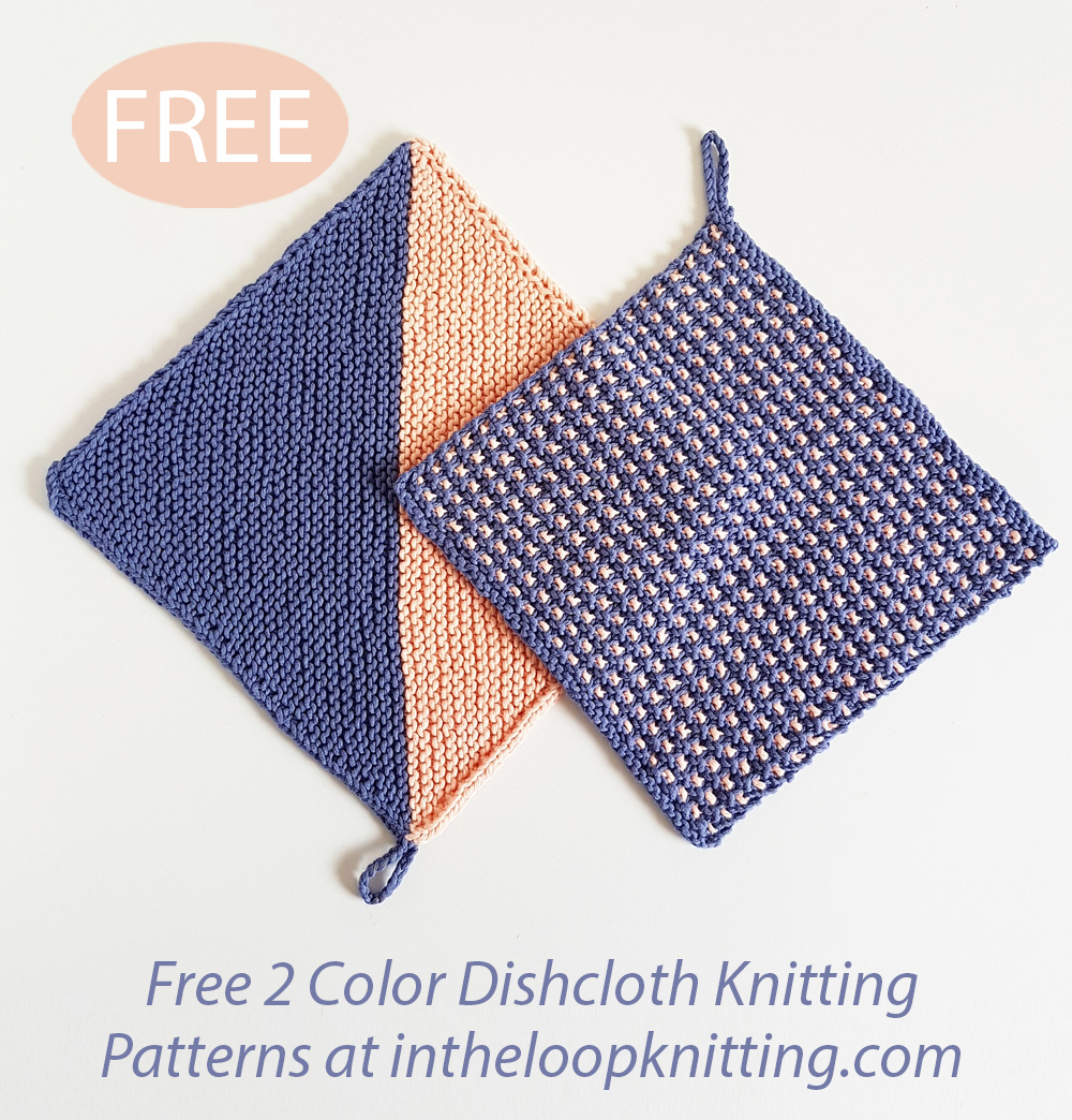 Free Modern Wash Cloths Knitting Pattern 