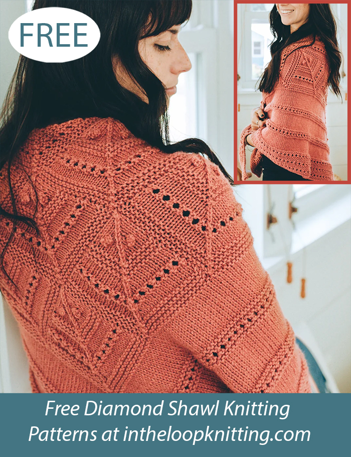 Free Modular Triangle Shawl Knitting Pattern