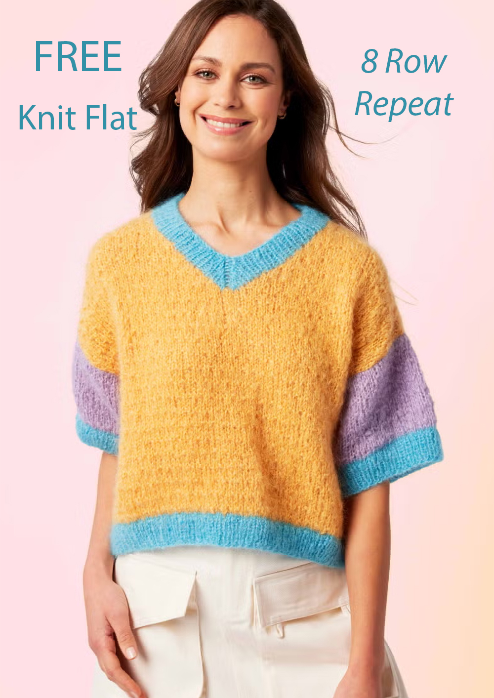 Free Relaxed Slipover Knitting Pattern