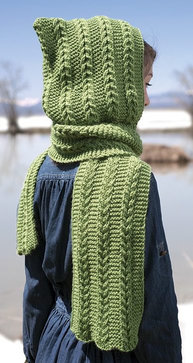 Knitting Pattern for Mommy and Me Hoods