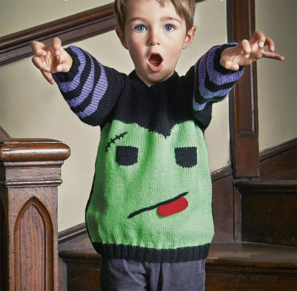 Knitting Pattern Monster Mash Sweater