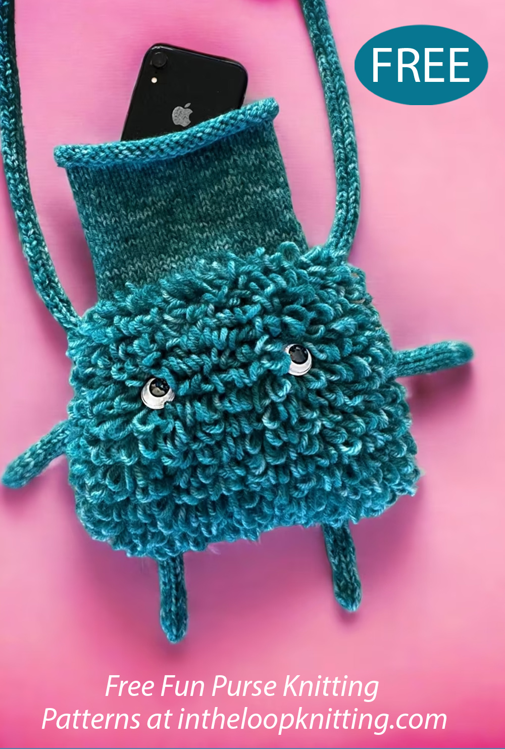 Free Monster Purse Knitting Pattern