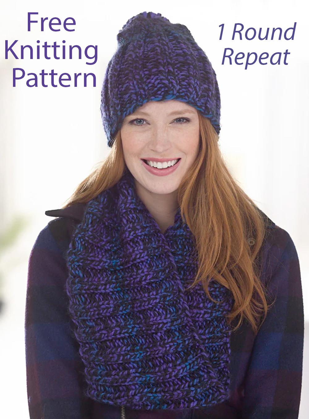 Free Moody Hues Hat And Cowl Knitting Pattern