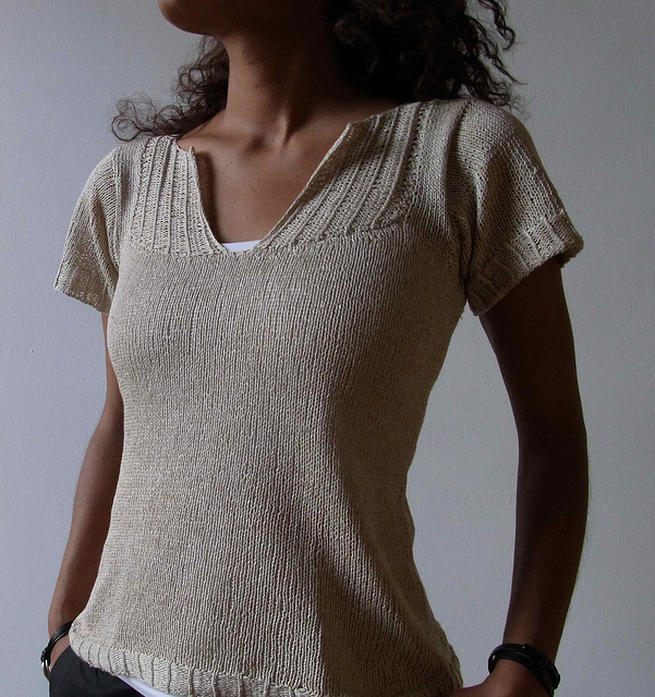 Tee Top Knitting Patterns - In the Loop Knitting