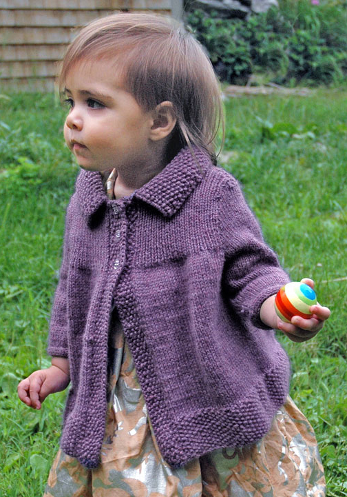 Baby girl outlet jacket knitting pattern