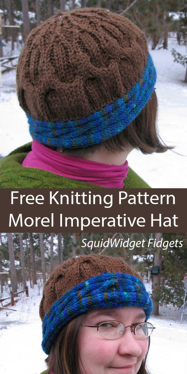 Free Hat Knitting Pattern Morel Imperative