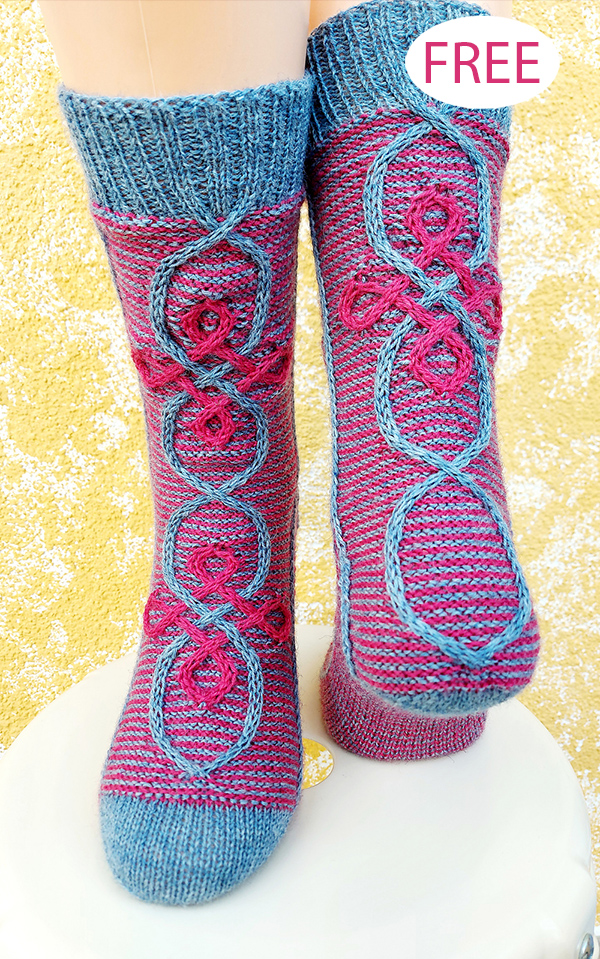 Free Morganna Socks Knitting Pattern