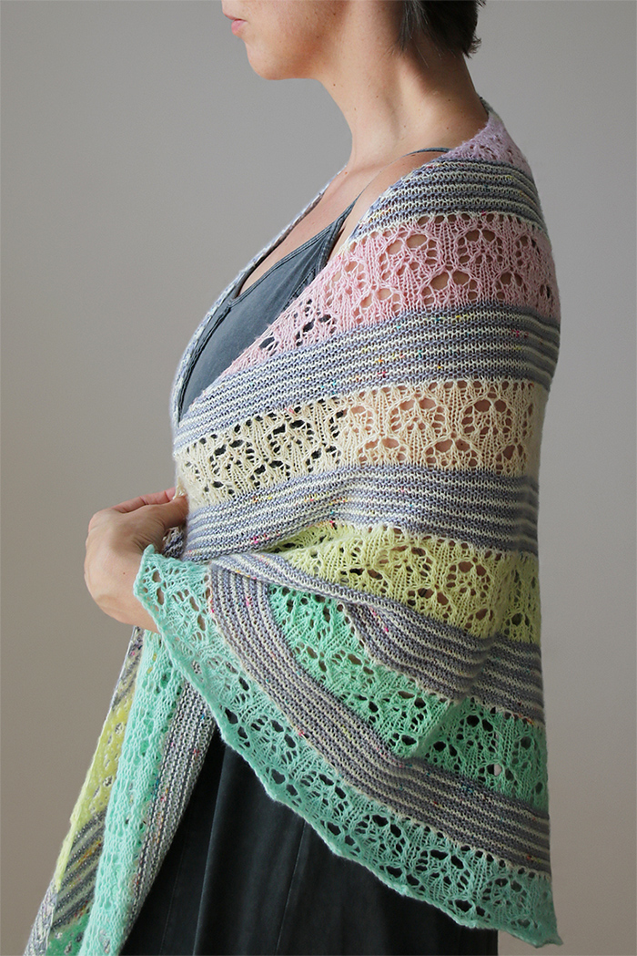 Knitting Pattern Morning in Your Pocket Shawl