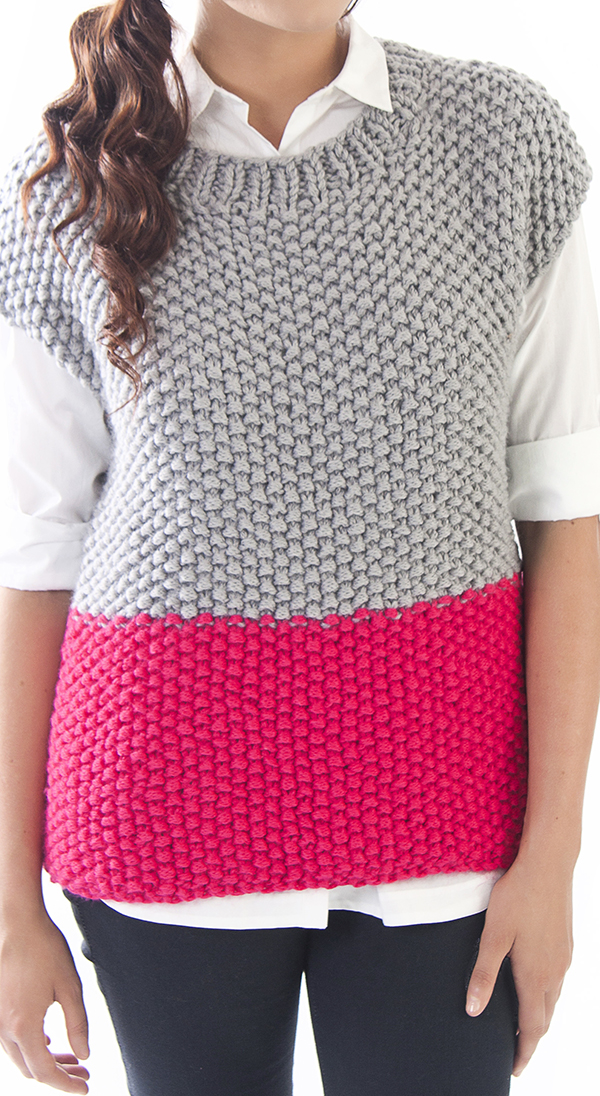 Free Knitting Pattern for Seed Stitch Tunic