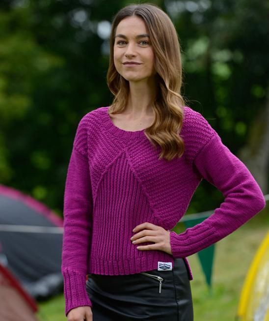 Free knitting pattern for Mount Angelika pullover sweater and more pullover knitting patterns